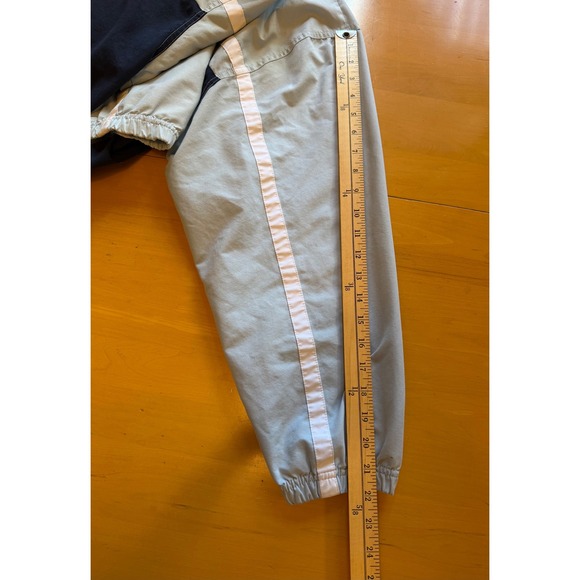 Vintage Reebok Mens Color Block Track Jacket Zip Up Athletic Outerwear Blue Grey - Picture 5 of 9